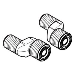 Hansgrohe AXOR S-Anschluss für Montreux, Schalldämpfer, 98592000... HANSGROHE-98592000 4011097569598 (Abb. 1)