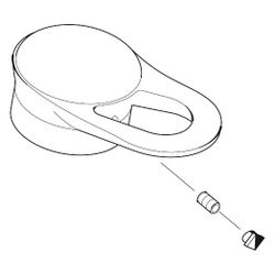 Hansgrohe AXOR Griff für Mondaro Waschtischmischer, Bidetmischer, Chrom/Gold Optik,... HANSGROHE-18091090 4011097174082 (Abb. 1)