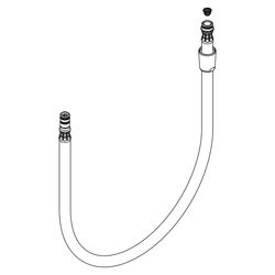 Hansgrohe AXOR Brauseschlauch für Starck X Allegra Spültischmischer, Chrom, 9747500... HANSGROHE-97475000 4011097500034 (Abb. 1)