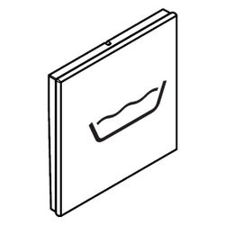 hansgrohe Druckknopf Symbol Wanne für RainSelect, Chrom... HANSGROHE-93303000 4059625164655 (Abb. 1)