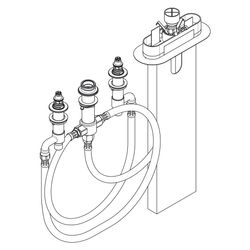 Hansgrohe 4-Loch Wannenarmatur Grundset, sBox, 13440180... HANSGROHE-13440180 4059625321218 (Abb. 1)