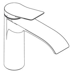 hansgrohe Vivenis Einhebel-Waschtischmischer 110mm 5l/min Chrom mit Zugstangen-Garn... HANSGROHE-75020000 4059625334980 (Abb. 1)