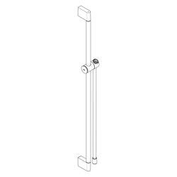 hansgrohe Unica Brausestange Pulsify S 959mm Mattweiß mit Push Handbrausehalter und... HANSGROHE-24401700 4059625489024 (Abb. 1)