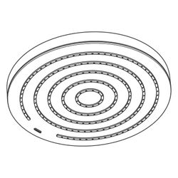 Hansgrohe Pulsify S Kopfbrause 260mm, 8,4l/min, 1jet EcoSmart, Chrom... HANSGROHE-24141000 4059625340707 (Abb. 1)