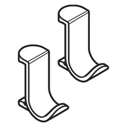 hansgrohe WallStoris Handtuchhaken breit, Mattschwarz... HANSGROHE-27914670 4059625352847 (Abb. 1)