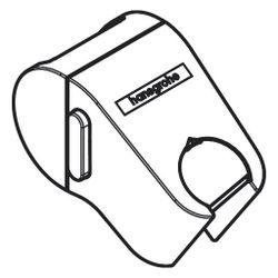 hansgrohe WallStoris Push-Handbrausehalterung, Mattschwarz... HANSGROHE-27917670 4059625347331 (Abb. 1)