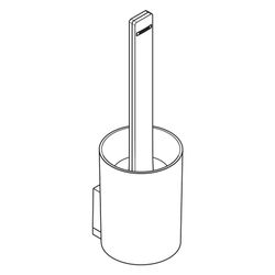 hansgrohe WallStoris Toilettenbürstenhalter, Mattweiß... HANSGROHE-27927700 4059625352922 (Abb. 1)