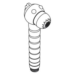 hansgrohe Jocolino Kinderhandbrause Krokodil 2jet 11l/min, Grün... HANSGROHE-28788570 4059625361375 (Abb. 1)