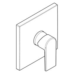 hansgrohe Vernis Shape Einhebel-Brausemischer Unterputz 29,3l/min Chrom für iBox un... HANSGROHE-71668000 4059625363614 (Abb. 1)