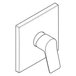 hansgrohe Vivenis Einhebel-Brausemischer Unterputz 29,3l/min für iBox universal, Ch... HANSGROHE-75615000 4059625358566 (Abb. 1)