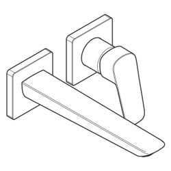 hansgrohe Logis Einhebel-Waschtischmischer Unterputz 5l/min Fine, Mattschwarz mit 2... HANSGROHE-71256670 4059625470299 (Abb. 1)