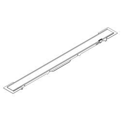 hansgrohe RainDrain Rock Fertigset Duschrinne 800mm, kürzbar und befliesbar... HANSGROHE-56031000 4059625350607 (Abb. 1)
