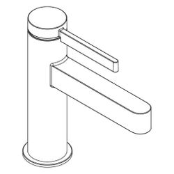 hansgrohe Finoris Standventil 100 ohne Garnitur, Mattschwarz... HANSGROHE-76013670 4059625335925 (Abb. 1)