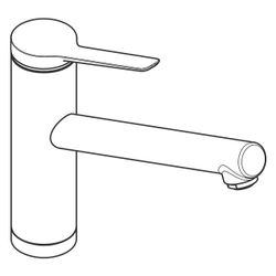 Hansgrohe Zesis M33 Einhebel-Küchenmischer 160mm, 11,6l/min, Vorfenstermontage, 1je... HANSGROHE-74805000 4059625340196 (Abb. 1)