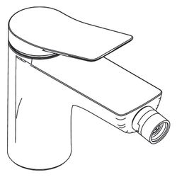 hansgrohe Vivenis Einhebel-Bidetmischer 7,5l/min mit Zugstangen-Garnitur, Mattweiß... HANSGROHE-75200700 4059625335321 (Abb. 1)