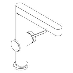 hansgrohe Finoris Waschtischmischer 230mm 5l/min Ausziehbrause 2jet mit Push-Open G... HANSGROHE-76063000 4059625336533 (Abb. 1)