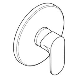 hansgrohe Rebris S Einhebel-Brausemischer Unterputz 31l/min für iBox universal, Chr... HANSGROHE-72667000 4059625401774 (Abb. 1)