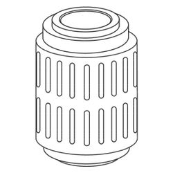 Hansgrohe Brandschutzadapter RainDrain HT PP Muffe DN 50, 94343000... HANSGROHE-94343000 4059625376560 (Abb. 1)