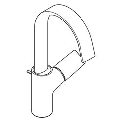 hansgrohe Vivenis Einhebel-Waschtischmischer 210mm 5l/min Mattweiß mit Schwenkausla... HANSGROHE-75030700 4059625335697 (Abb. 1)
