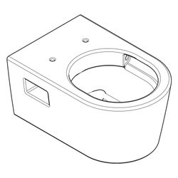 hansgrohe EluPura Original S Wand WC 540 AquaChannel Flush, Weiß... HANSGROHE-60142450 4059625478844 (Abb. 1)