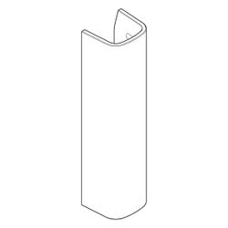 Hansgrohe Xanuia Q Standsäule für Waschtische, Weiß... HANSGROHE-60176450 4059625478592 (Abb. 1)