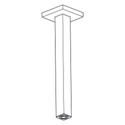 Hansgrohe Deckenanschluss E, 300mm, Unterputzmontage, Polished Gold Optic... HANSGROHE-24339990 4059625628454 (Abb. 1)