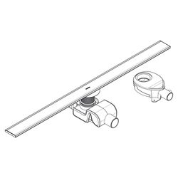 hansgrohe RainDrain Allround Komplettset Duschrinne 1000mm für Standard-/flache Ins... HANSGROHE-56189800 4059625429761 (Abb. 1)