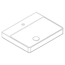 hansgrohe Xelu Q Waschtisch 600x480mm mit Hahnloch ohne Überlauf, SmartClean, Weiß... HANSGROHE-61016450 4059625413890 (Abb. 1)