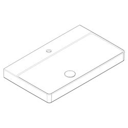 hansgrohe Xelu Q Waschtisch 800x480mm mit Hahnloch ohne Überlauf, SmartClean, Weiß... HANSGROHE-61020450 4059625413937 (Abb. 1)