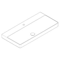 hansgrohe Xelu Q Waschtisch 1000x480mm mit Hahnloch ohne Überlauf, SmartClean, Weiß... HANSGROHE-61036450 4059625414095 (Abb. 1)