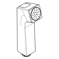 Hansgrohe Ausziehbrause für Bidette, Polished Gold Optic, 94572990... HANSGROHE-94572990 4059625415580 (Abb. 1)