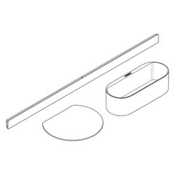 Hansgrohe WallStoris Badewannenset, Mattschwarz... HANSGROHE-27966670 4059625368398 (Abb. 1)