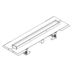 Hansgrohe RainDrain Compact Komplettset Duschrinne 600mm, befliesbar für flache Ins... HANSGROHE-56163000 4059625430026 (Abb. 1)