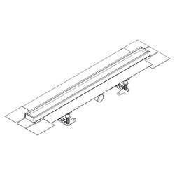 Hansgrohe RainDrain Compact Komplettset Duschrinne 800mm, befliesbar für flache Ins... HANSGROHE-56167000 4059625429983 (Abb. 1)