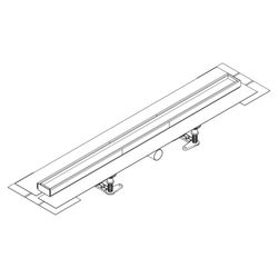Hansgrohe RainDrain Compact Komplettset Duschrinne 900mm, befliesbar für flache Ins... HANSGROHE-56169000 4059625429969 (Abb. 1)