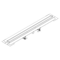 Hansgrohe RainDrain Compact Komplettset Duschrinne 1200mm, befliesbar für flache In... HANSGROHE-56173000 4059625429921 (Abb. 1)
