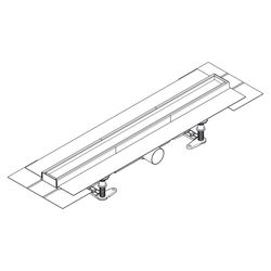 Hansgrohe RainDrain Compact Komplettset Duschrinne 700mm, befliesbar für Standardin... HANSGROHE-56177000 4059625429884 (Abb. 1)