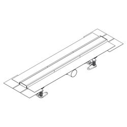 Hansgrohe RainDrain Compact Komplettset Duschrinne 700mm, für Standardinstallation,... HANSGROHE-56176800 4059625429891 (Abb. 1)