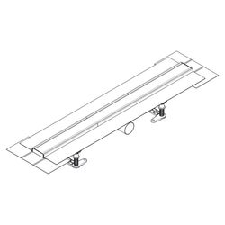 Hansgrohe RainDrain Compact Komplettset Duschrinne 800mm, für Standardinstallation,... HANSGROHE-56178800 4059625429877 (Abb. 1)