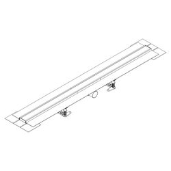 Hansgrohe RainDrain Compact Komplettset Duschrinne 1200mm, für Standardinstallation... HANSGROHE-56184800 4059625429815 (Abb. 1)