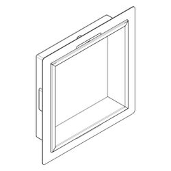 hansgrohe XtraStoris Original Wandnische mit Rahmen 300x300x70mm, Mattweiß... HANSGROHE-56093700 4059625430057 (Abb. 1)
