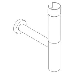 hansgrohe Flowstar Designsiphon, Chrom... HANSGROHE-52100000 4011097346199 (Abb. 1)