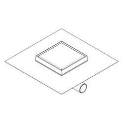 hansgrohe RainDrain Point Komplettset Punktablauf 150x150mm, rückseitig befliesbar,... HANSGROHE-56249670 4059625429648 (Abb. 1)