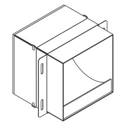 hansgrohe XtraStoris Original Einbau Toilettenpapierhalter, Mattschwarz 150x150x140... HANSGROHE-56065670 4059625430125 (Abb. 1)