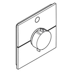 Hansgrohe ShowerSelect Comfort E Thermostat Unterputz, 20,3l/min, für 1 Verbraucher... HANSGROHE-15571000 4059625465448 (Abb. 1)