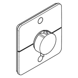 Hansgrohe ShowerSelect Comfort Q Thermostat Unterputz, 22,1l/min, für 2 Verbraucher... HANSGROHE-15583000 4059625466711 (Abb. 1)