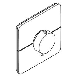 Hansgrohe ShowerSelect Comfort Q Thermostat, 34,8l/min, Unterputz, 1 Verbraucher, B... HANSGROHE-15588140 4059625466483 (Abb. 1)