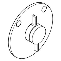 hansgrohe DuoTurn S Mischer Unterputz für 2 Verbraucher, Chrom mit Thermostat... HANSGROHE-75418000 4059625471470 (Abb. 1)