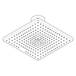 Hansgrohe Raindance E Kopfbrause 300mm, 17l/min, 1jet, Deckenanschluss, Polished Go... HANSGROHE-26250990 4059625230794 (Abb. 1)