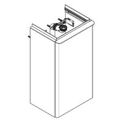 hansgrohe Xelu Q Waschtischunterschrank Weiß Hochglanz 340x245mm, Griff Chrom für H... HANSGROHE-54015000 4059625455012 (Abb. 1)